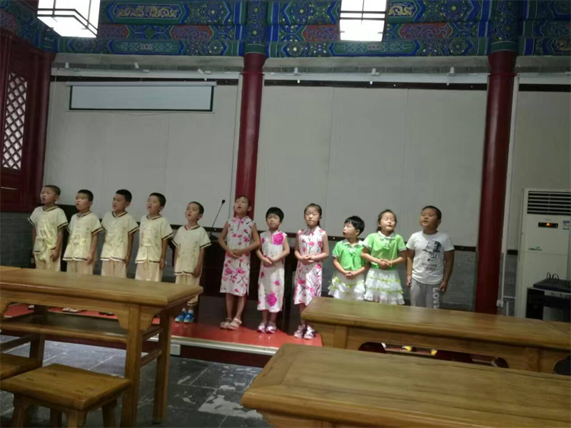 传统文化经典诵读大赛学生济南游学